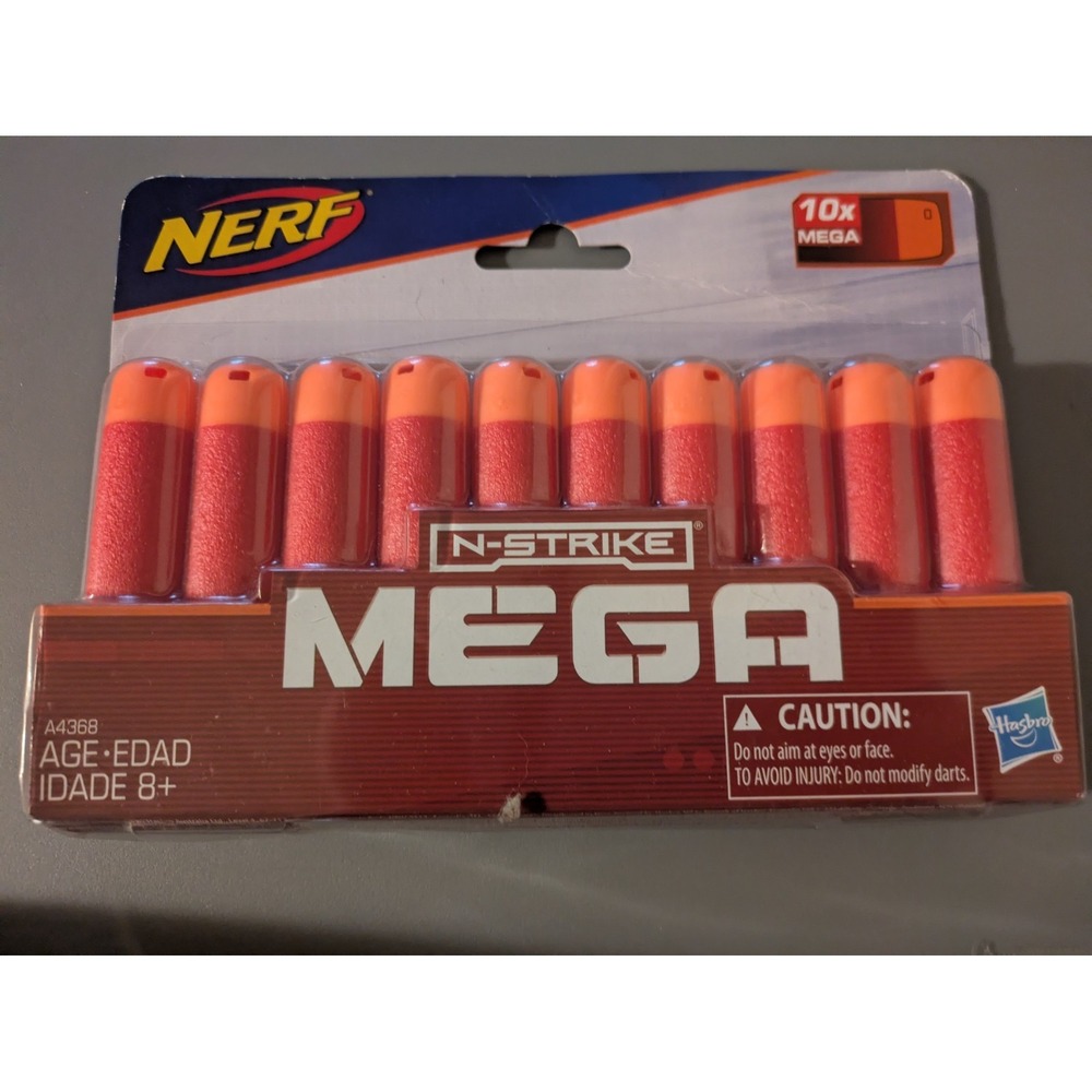 Nerf N-Strike Mega Dart Refill (10 Pack) for Ages 8 and Up